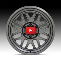 Black Rhino Delta Matte Gunmetal Custom Truck Wheels 5